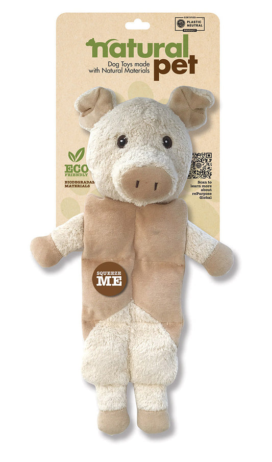Natural Pet Multiple Squeaker Pig