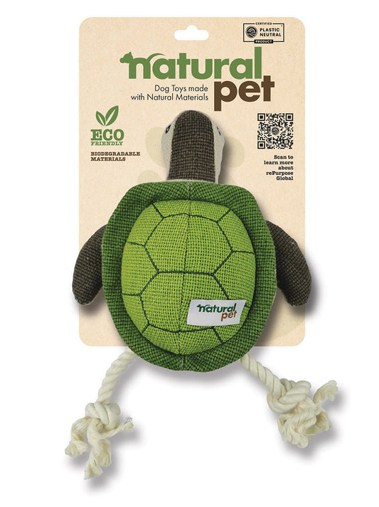 Natural Pet Canvas Hemp Turtle
