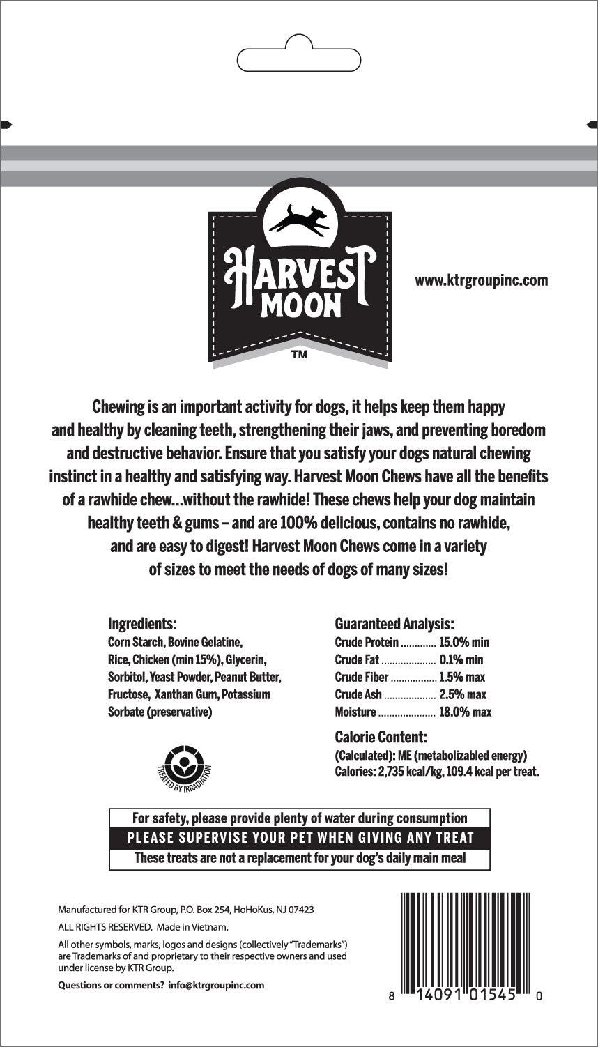 Harvest Moon 3 Count Puffed Knotted Bone