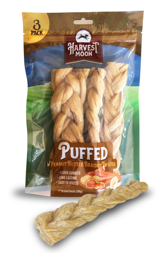 Harvest Moon 3 Count Puffed Braided Twists