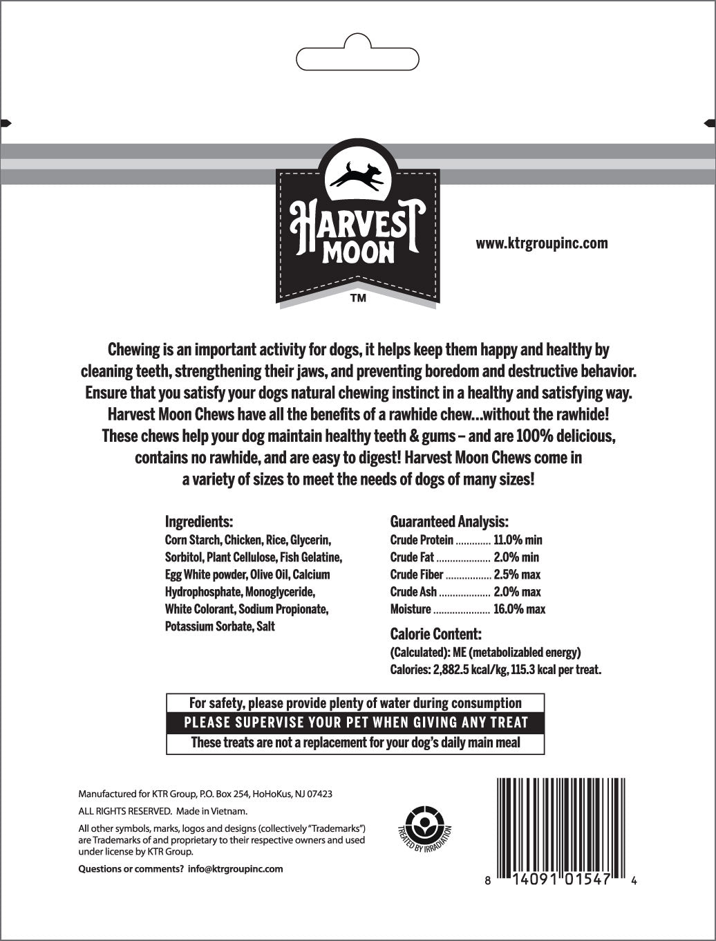 Harvest Moon 4 Count Chicken Hollow Sticks