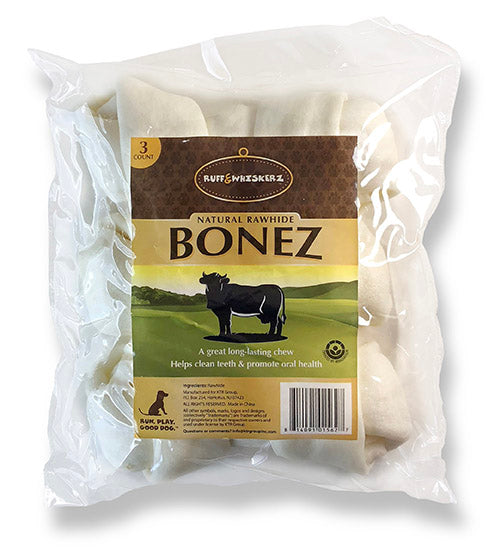 Ruff & Whiskerz 11-12" 3 Count Natural Flavor Enhanced Bone