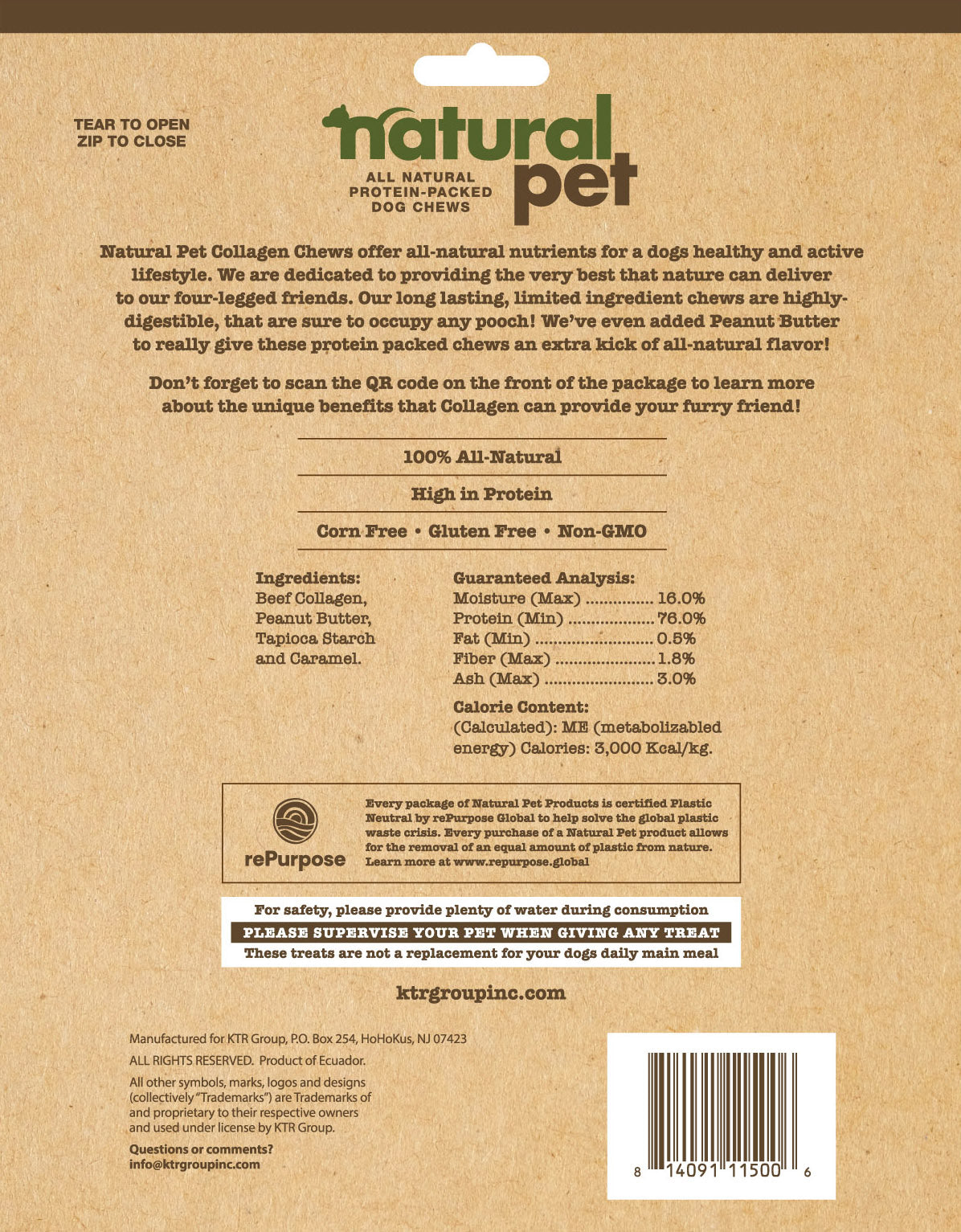 Natural Pet Collagen Donut