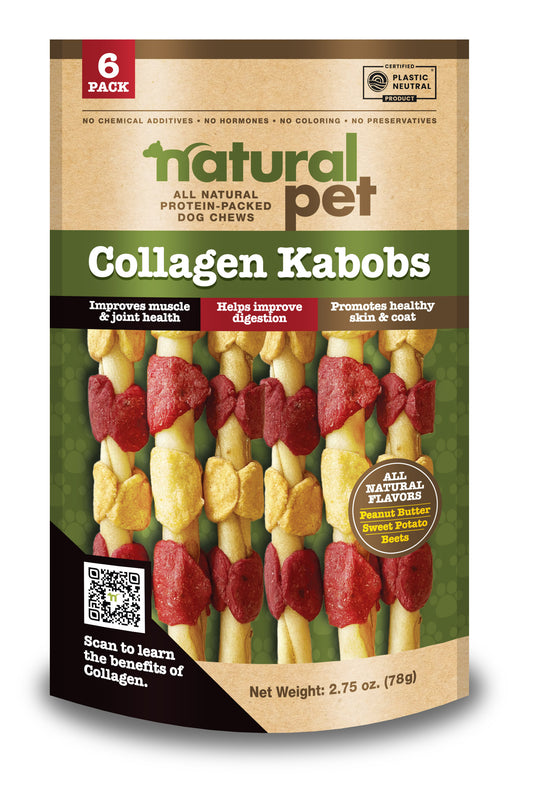 Natural Pet 6 Count Collagen Kabobs