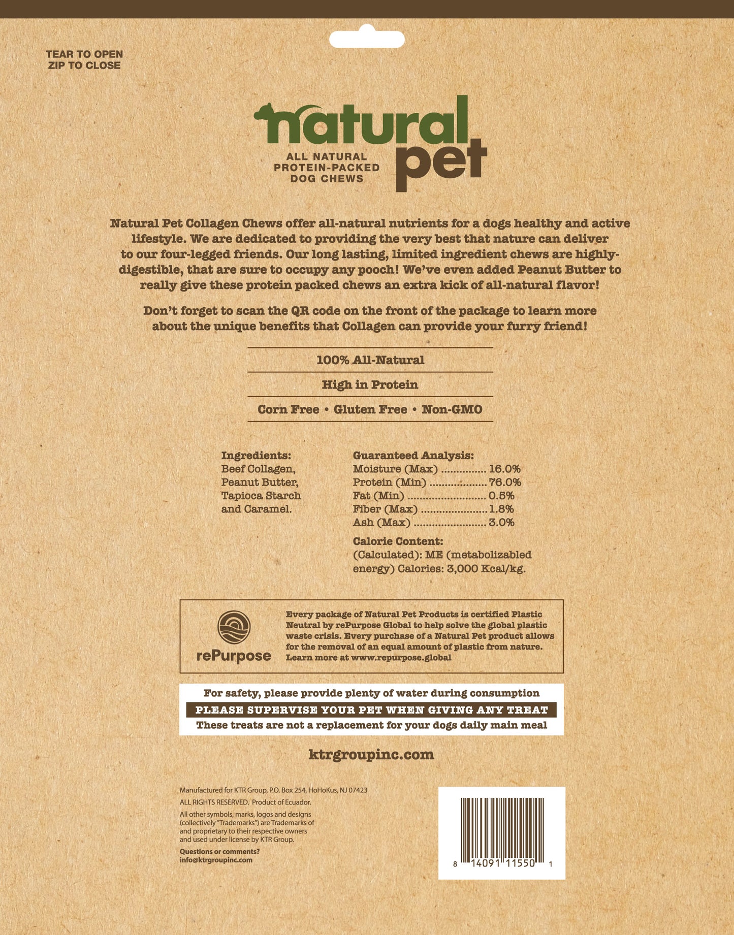 Natural Pet Collagen Chips