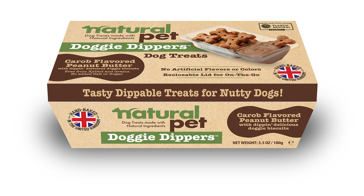 Natural Pet Carob & Peanut Butter Doggie Dippers