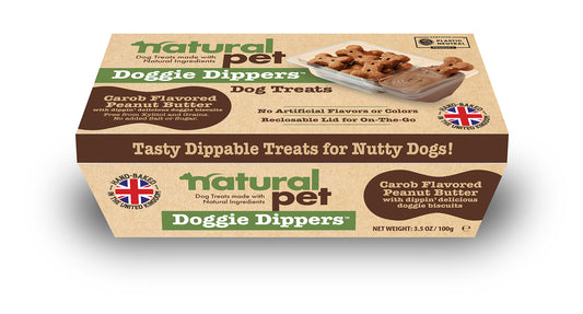 Natural Pet Carob & Peanut Butter Doggie Dippers