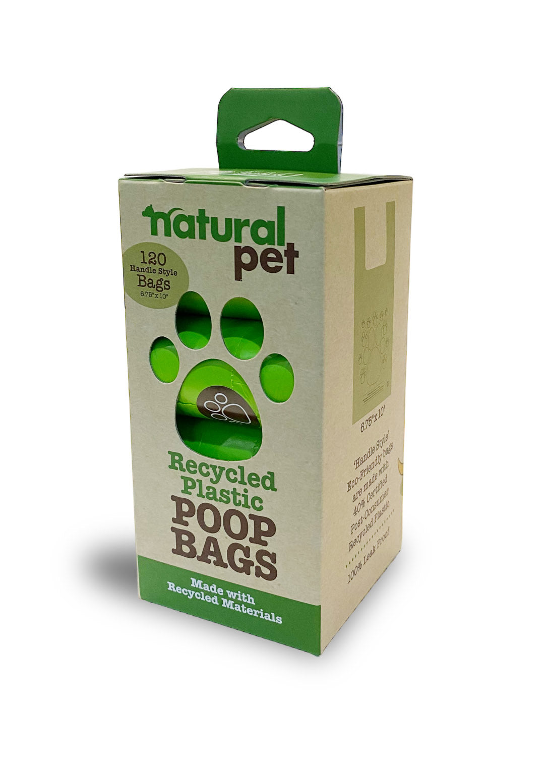 Natural Pet 120 Count Recycled Plastic Poop Bags