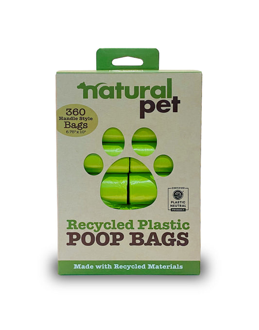Natural Pet 360 Count Recycled Plastic Poop Bags