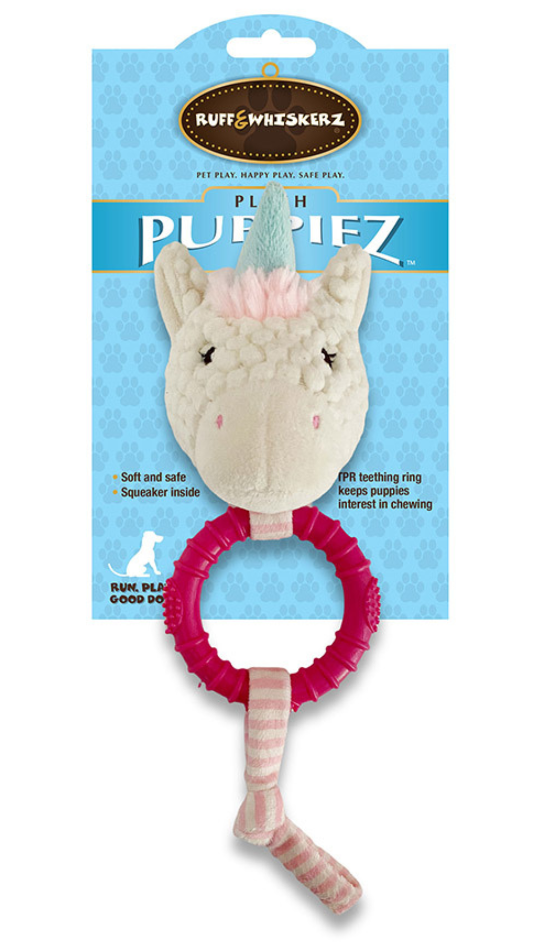 Ruff & Whiskerz Puppiez Unicorn TPR Teether