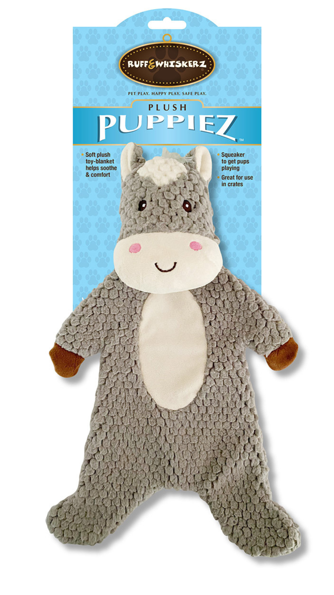 Ruff & Whiskerz Puppiez Donkey Blankiez