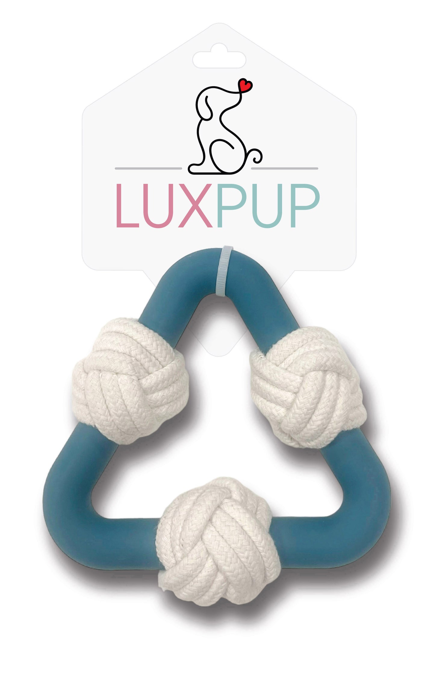 Lux Pup Triangle With Rope- Blue