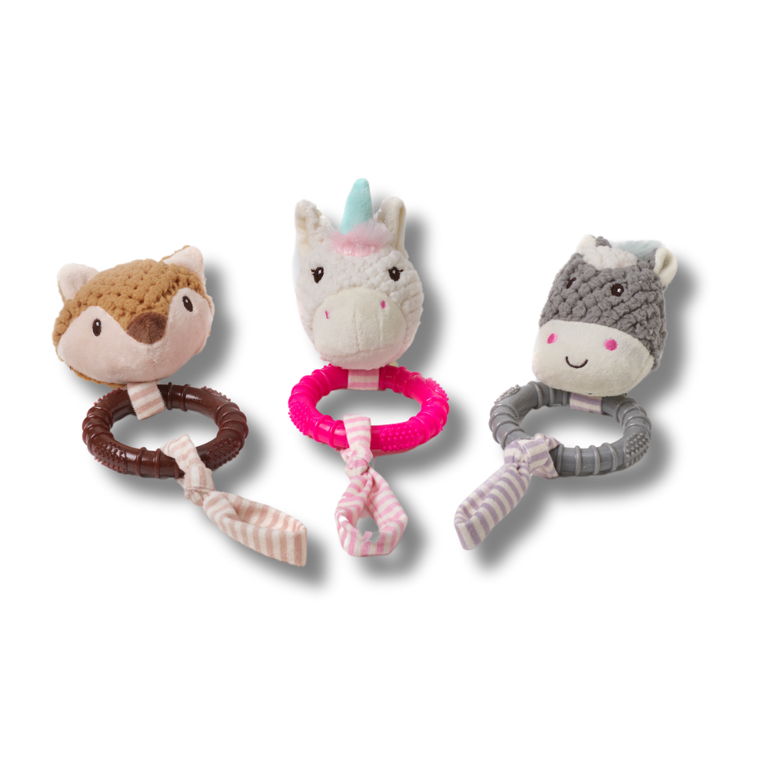 Ruff & Whiskerz Puppiez Donkey TPR Teether