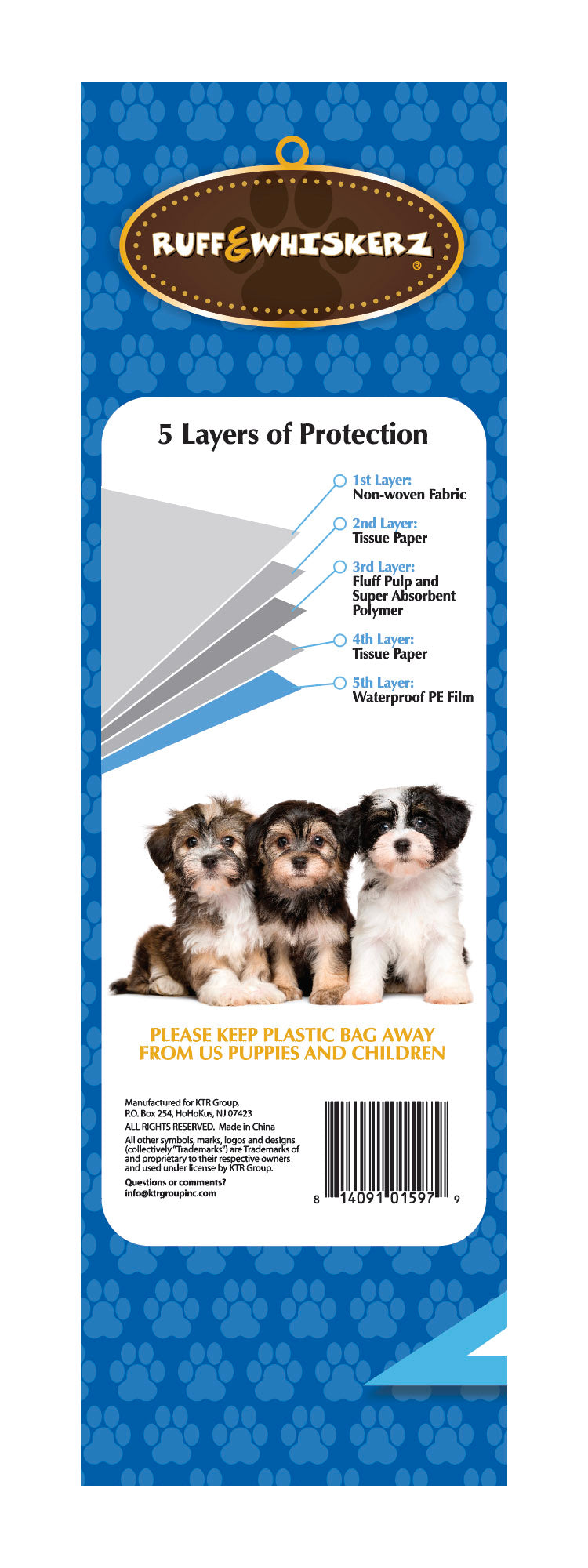 Ruff & Whiskerz XL 21 Count Pup-Pee Pads