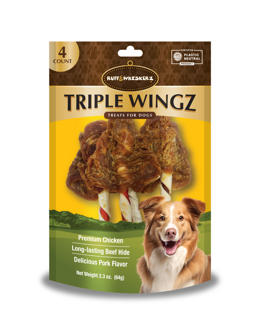 Ruff & Whiskerz 4 Count Triple Wingz