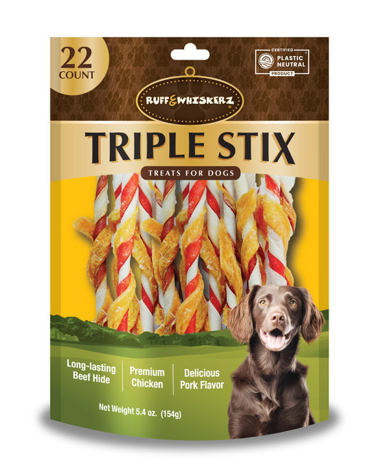 Ruff & Whiskerz Triple 22 Count Stix