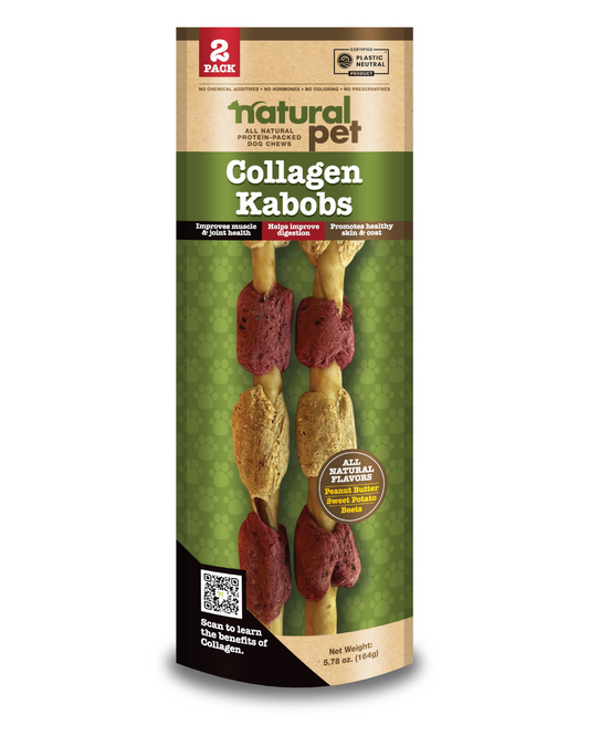 Natural Pet 2 Count Collagen Jumbo Kabobs