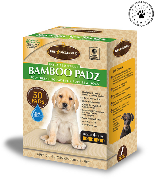Ruff & Whiskerz 50 Count Bamboo Pads