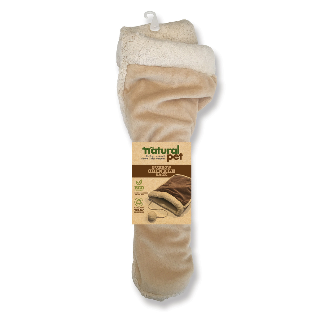 Natural Pet Burrow & Crinkle Sack
