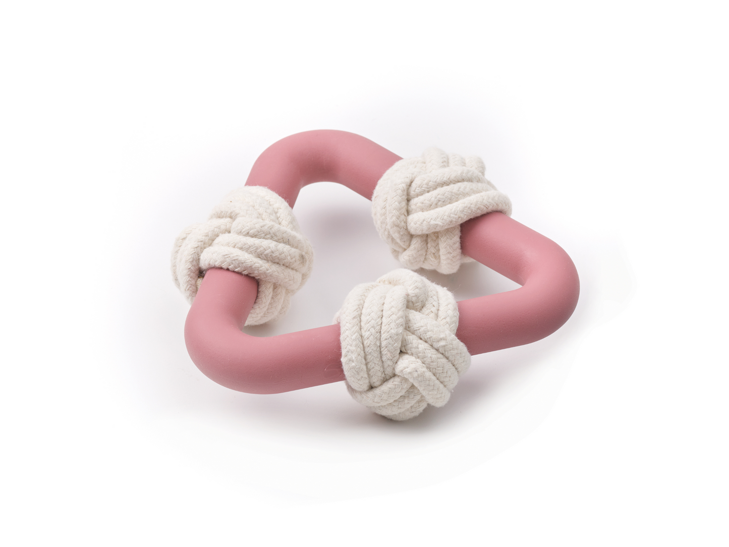 Lux Pup Triangle With Rope- Pink