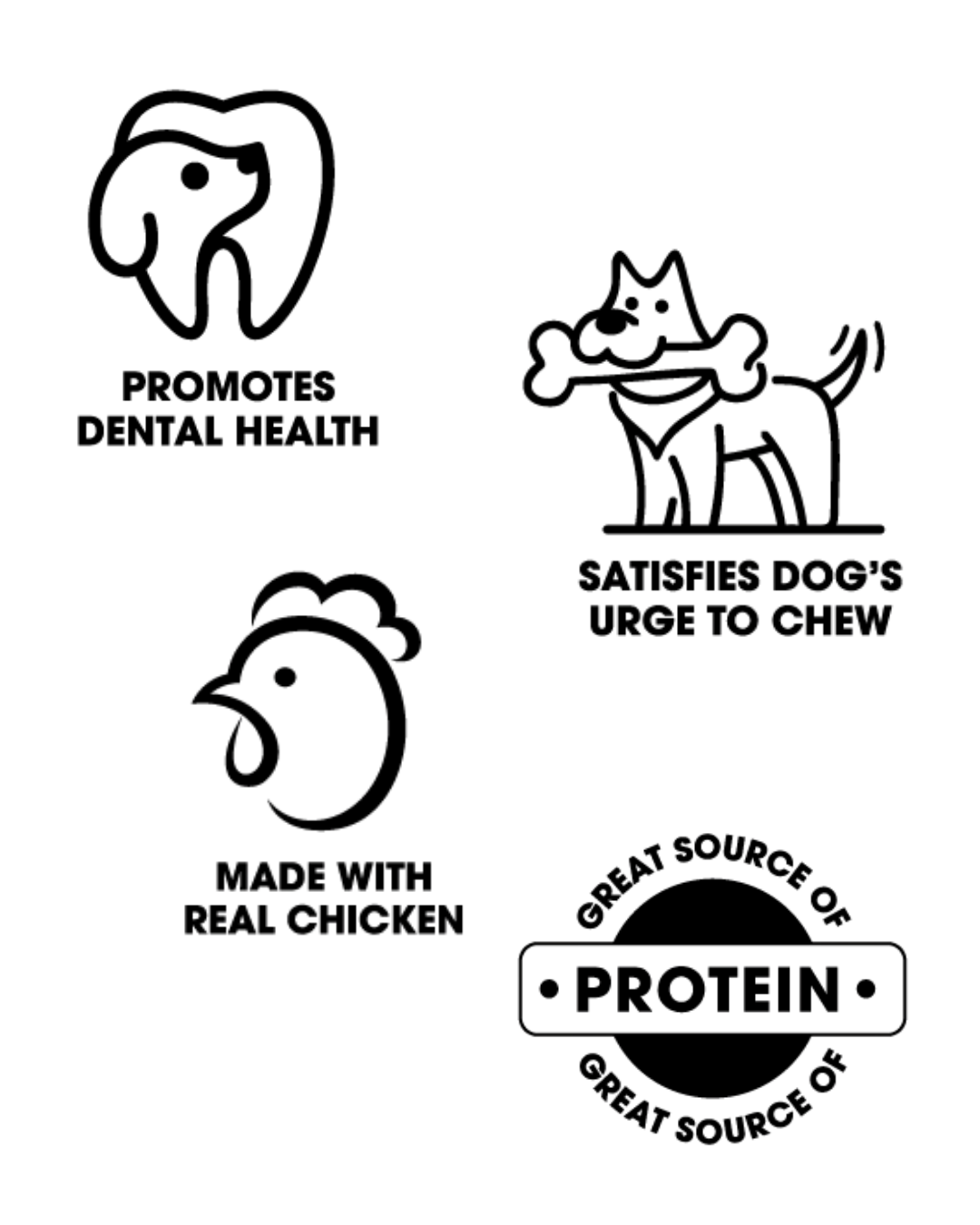 Ruff & Whiskerz Triple 6 Count Ribs