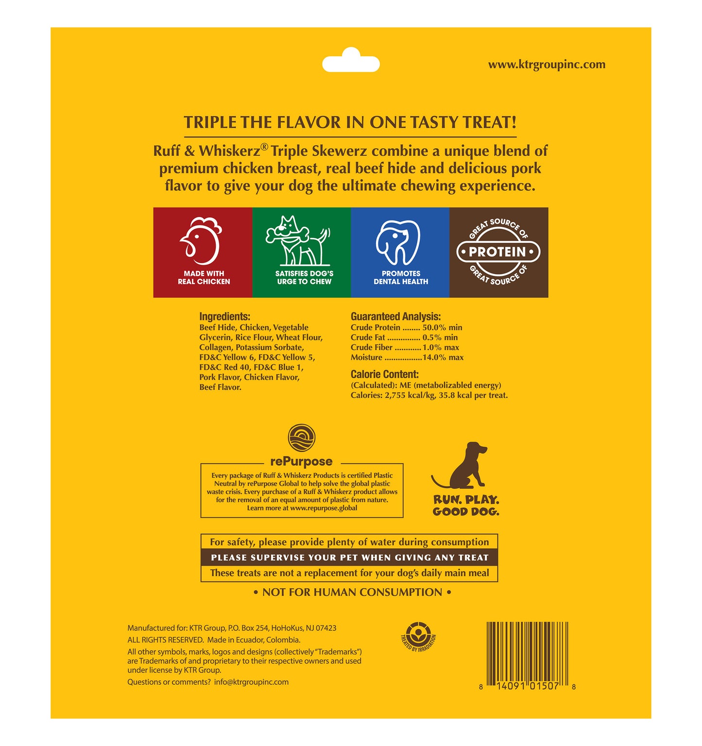 Ruff & Whiskerz 36 Count Triple Skewerz