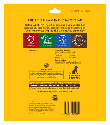 Ruff & Whiskerz 50 Count Triple Stix