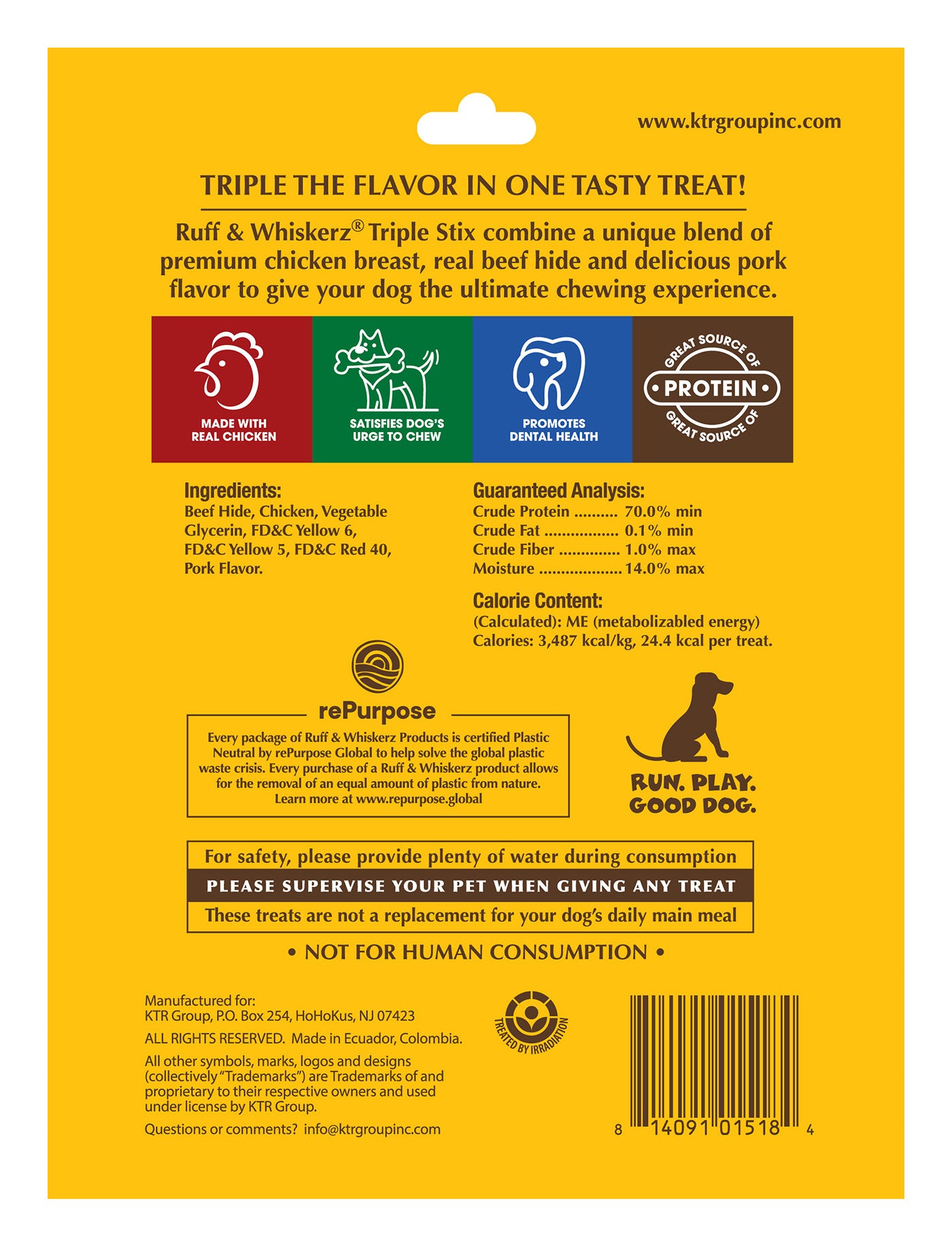 Ruff & Whiskerz Triple 22 Count Stix