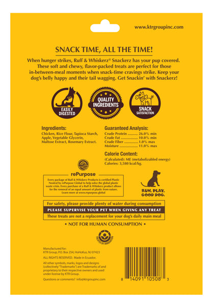 Ruff & Whiskerz Snackerz Chicken & Apple Tenders