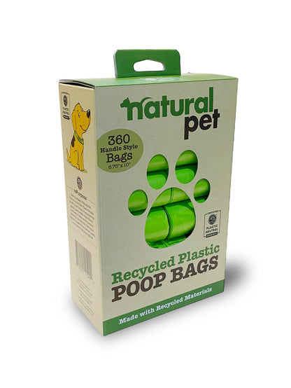 Natural Pet 360 Count Recycled Plastic Poop Bags