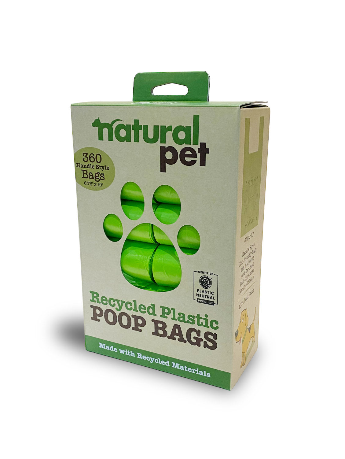 Natural Pet 360 Count Recycled Plastic Poop Bags