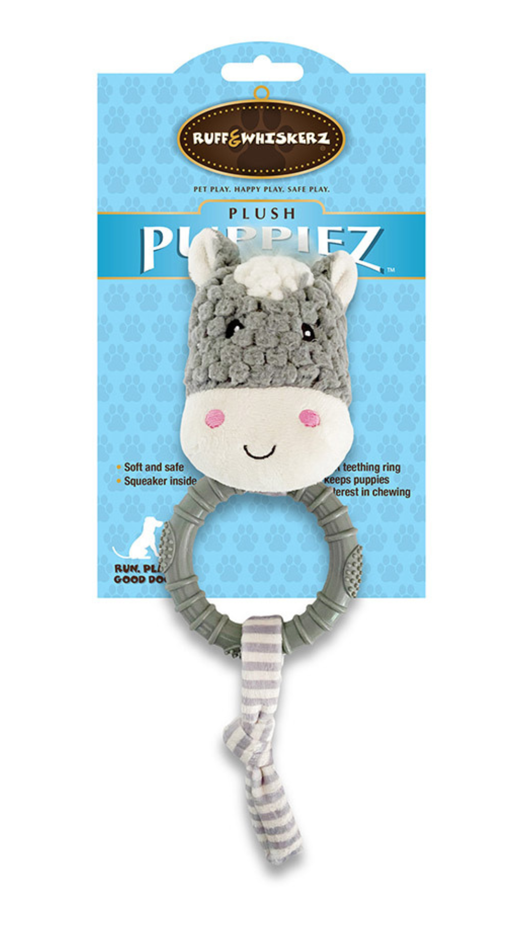 Ruff & Whiskerz Puppiez Donkey TPR Teether