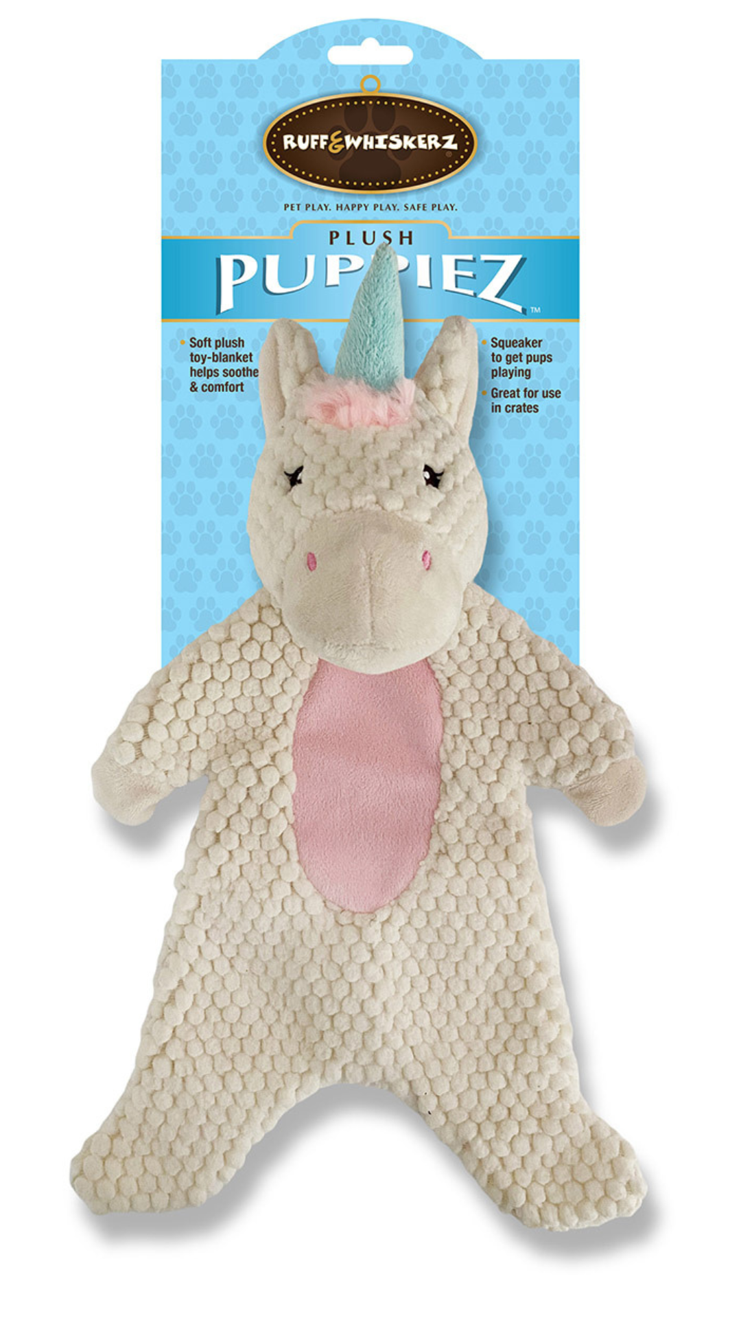 Ruff & Whiskerz Puppiez Unicorn Blankiez