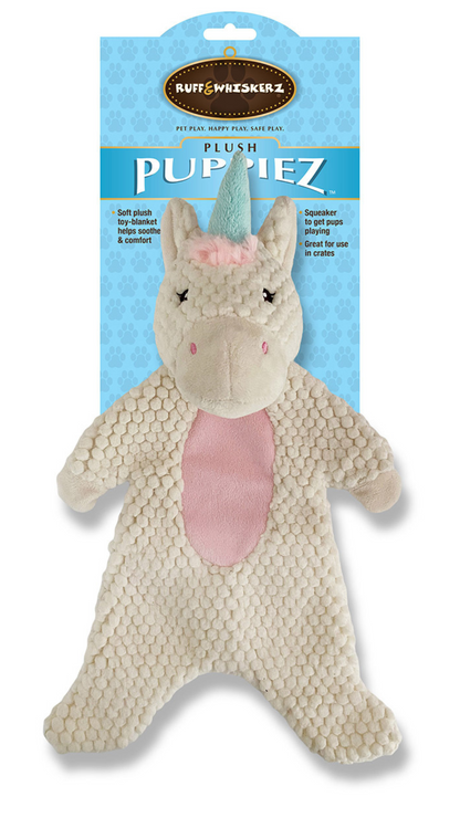 Ruff & Whiskerz Puppiez Unicorn Blankiez