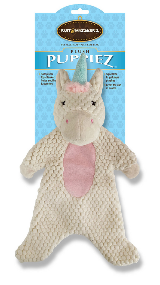 Ruff & Whiskerz Puppiez Unicorn Blankiez