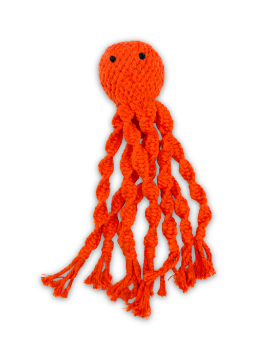 Lots O' Knots Orange Octopus