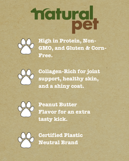 Natural Pet 3 Count Collagen Bones With Sweet Potato