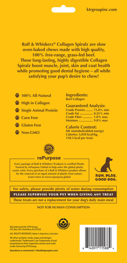 Ruff & Whiskerz Collagen Spiralz