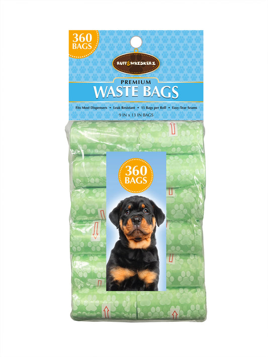 Ruff & Whiskerz Green 360 Count Waste Bags