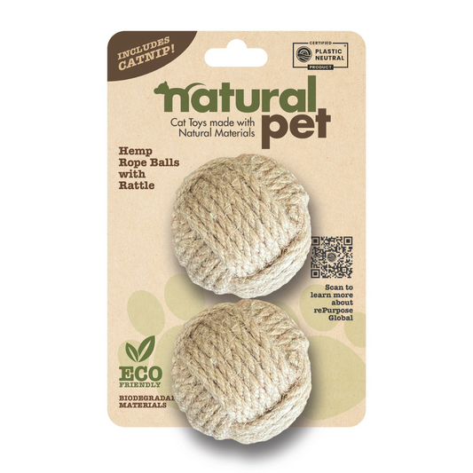 Natural Pet 2 Count Hemp Balls