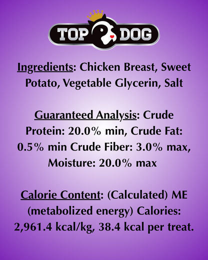 Top Dog Chicken & Sweet Potato Wraps